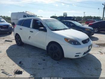  Salvage Toyota Matrix