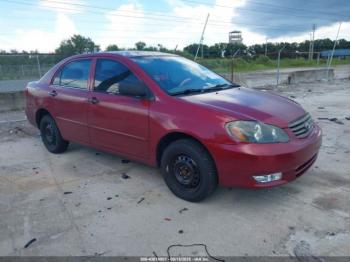  Salvage Toyota Corolla