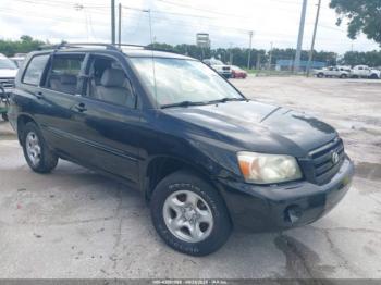  Salvage Toyota Highlander