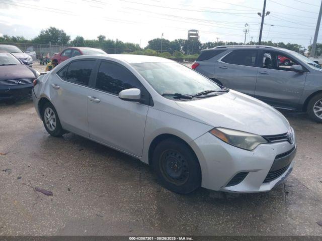  Salvage Toyota Corolla