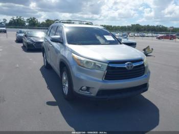  Salvage Toyota Highlander