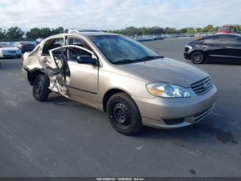  Salvage Toyota Corolla