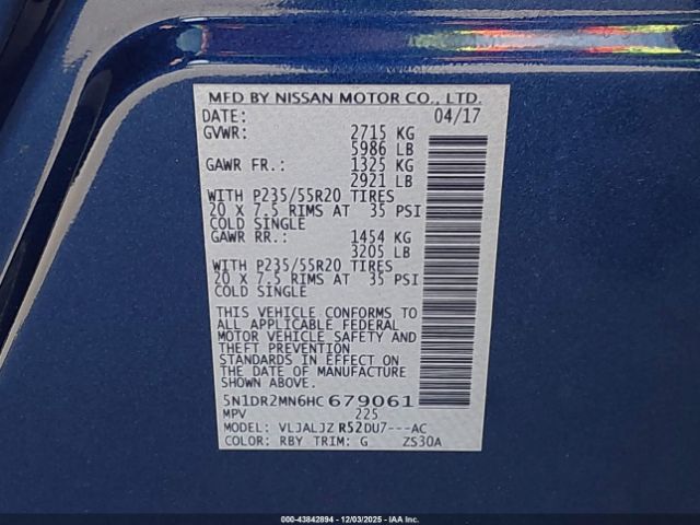 Nissan Pathfinder Platinum Image 10