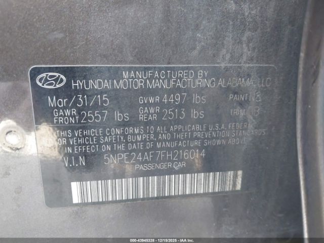 Hyundai SONATA Se Image 5