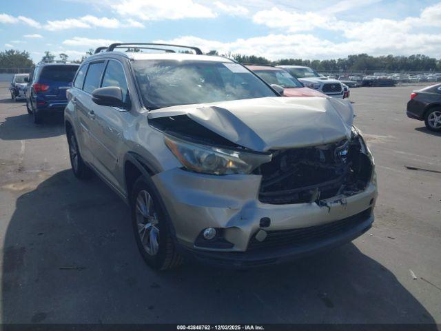  Salvage Toyota Highlander