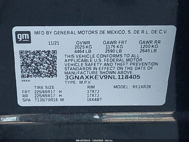 Chevrolet Equinox Fwd Lt Image 8