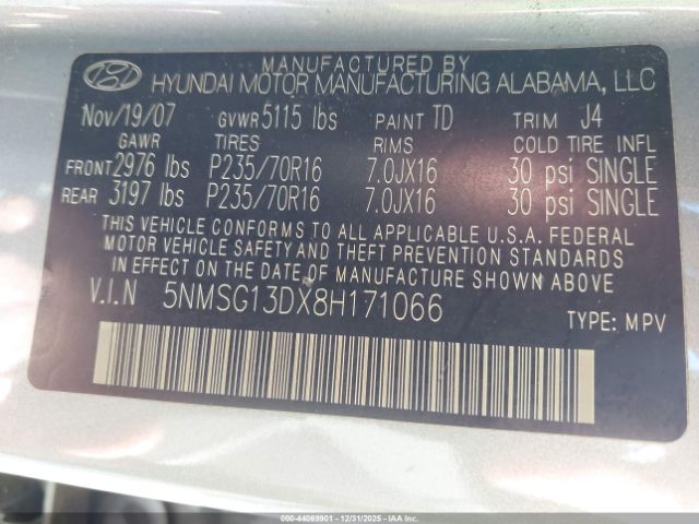 Hyundai SANTA FE Gls Image 7