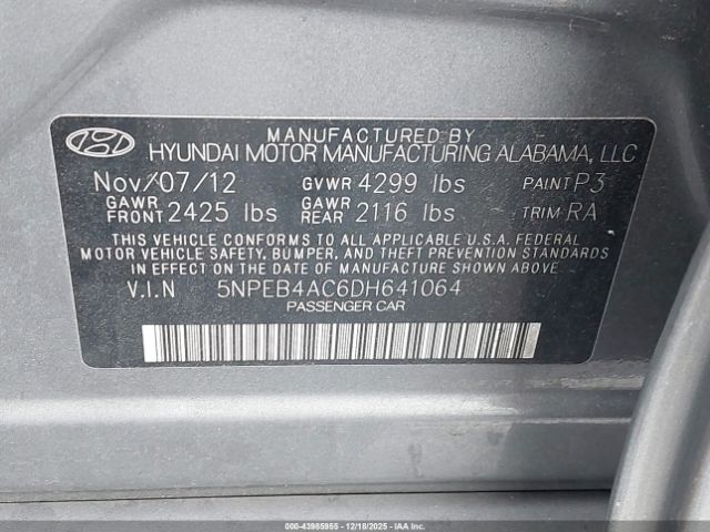 Hyundai SONATA Gls Image 13