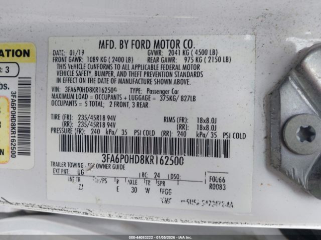 Ford Fusion Se Image 2