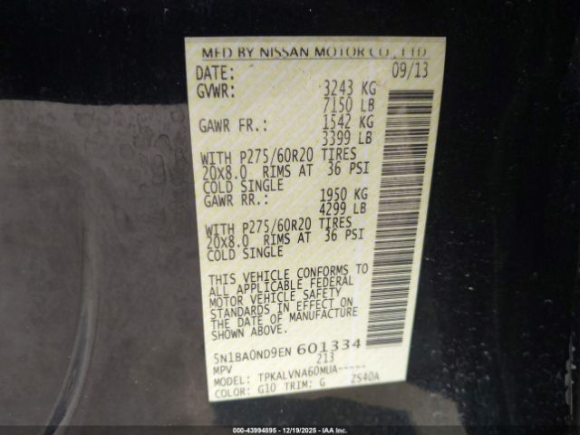 Nissan Armada Sl Image 15