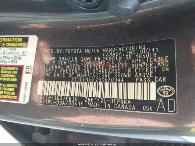 Toyota Corolla Le Image 12