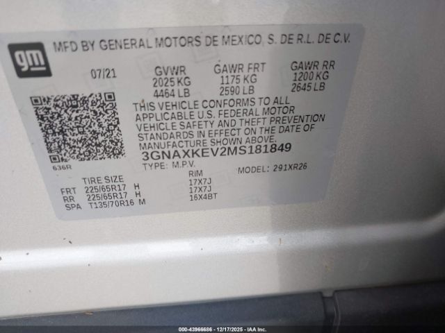 Chevrolet Equinox Fwd Lt Image 2