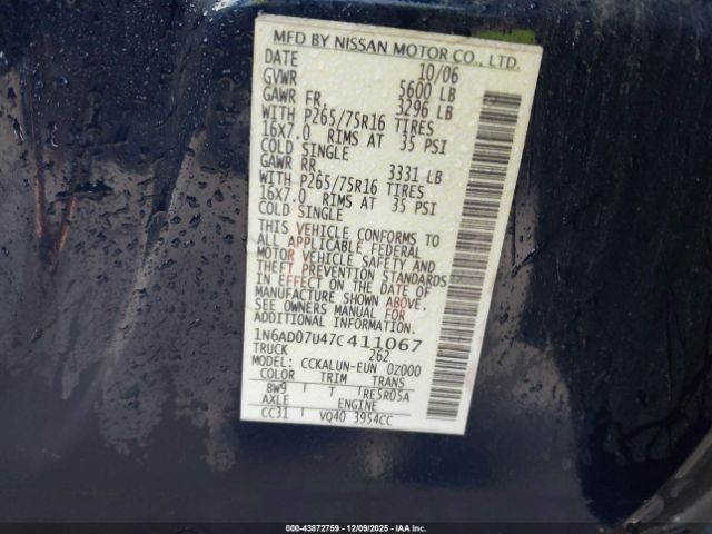 Nissan Frontier Nismo Off Road Image 10